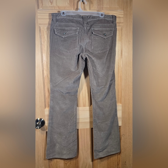 Vintage Gap Bootcut Midrise Corduroy Tan Womens 14 90s Retro Fall Winter NWOT - Picture 2 of 6